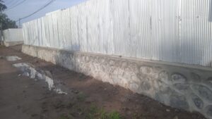 TURAP PONDASI PENAHAN TANAH DAN PASANGAN PAGAR PANEL BETON (PT WIRA MEGAH PROFITAMAS)-1